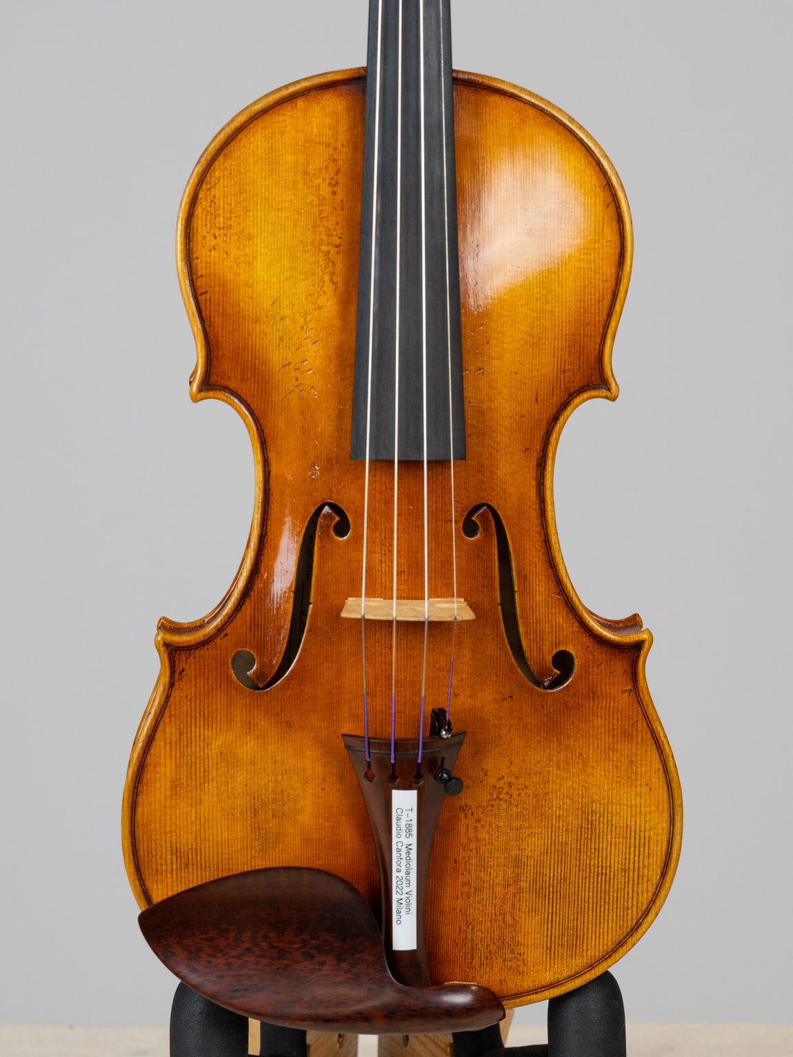 Mediolaum Violin claudio Canfora 2022 Milano. 爱六艺名家提琴大师系列小提琴