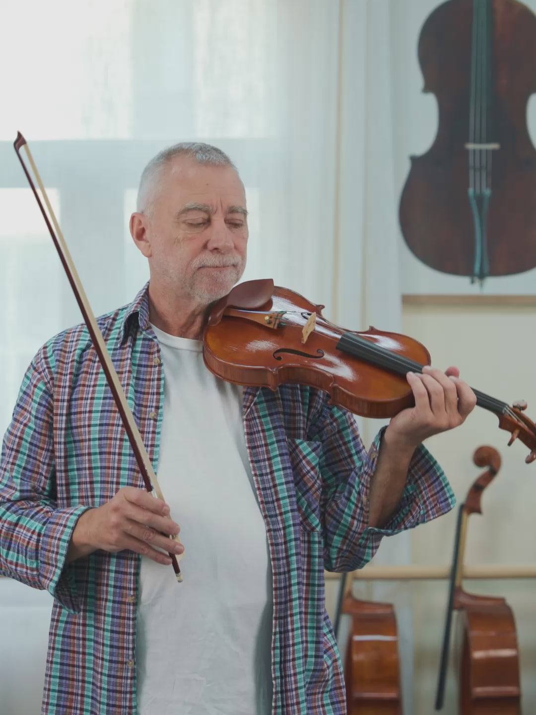 Joseph Guarneri 1743-4008. 4/4小提琴 爱六艺名家提琴仿古琴